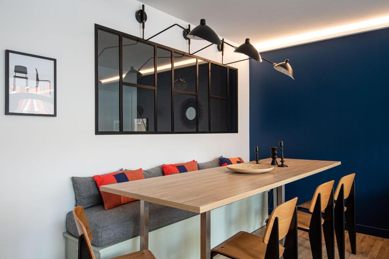 New - Appt Style Le Corbusier Avec Balcon - 8 Pers Apartman Párizs Kültér fotó